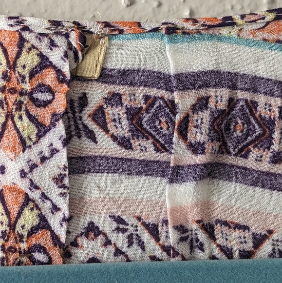 Southwestern Patterned Western Cowgirl Style Fringed Kimono XL - Picture 9 of 9